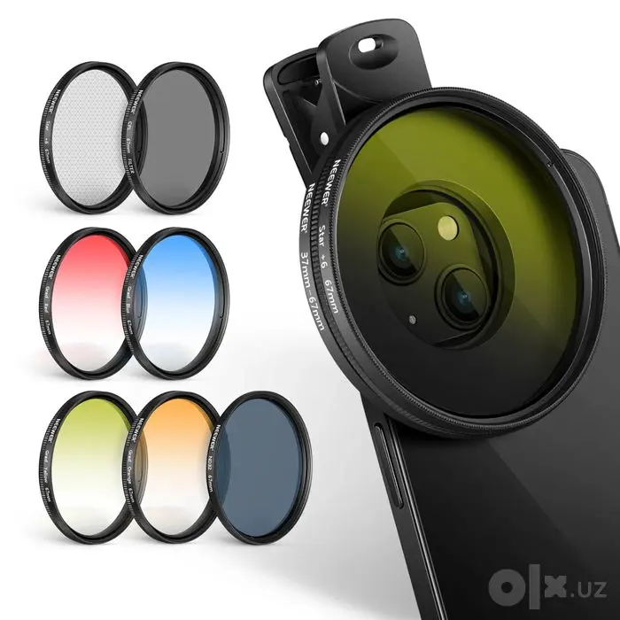 Nd filtr. Neweer. Набор фильтров для камеры и телефона.