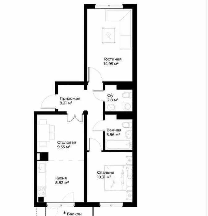 ЖК Oz Zamin 3/3/16 в новостройке от Golden House