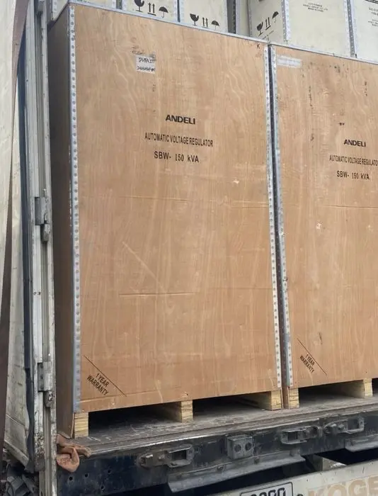 Стабилизатор напряжения модель SBW - 150 KVA. ANDELI 305-456 v