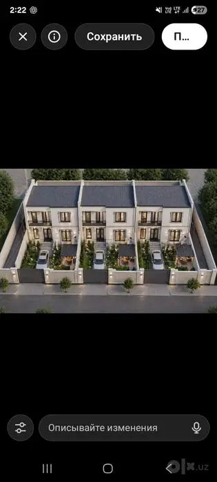 UCH QAHRAMON guliston mahalla 2.2 sotix 6 xona