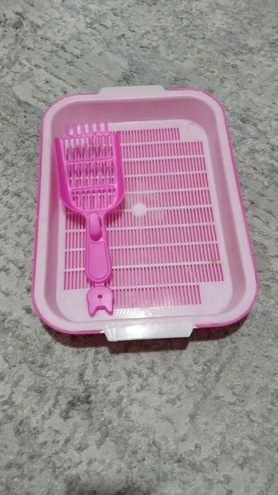 Лоток для котят и кошек. Есть лопаточка