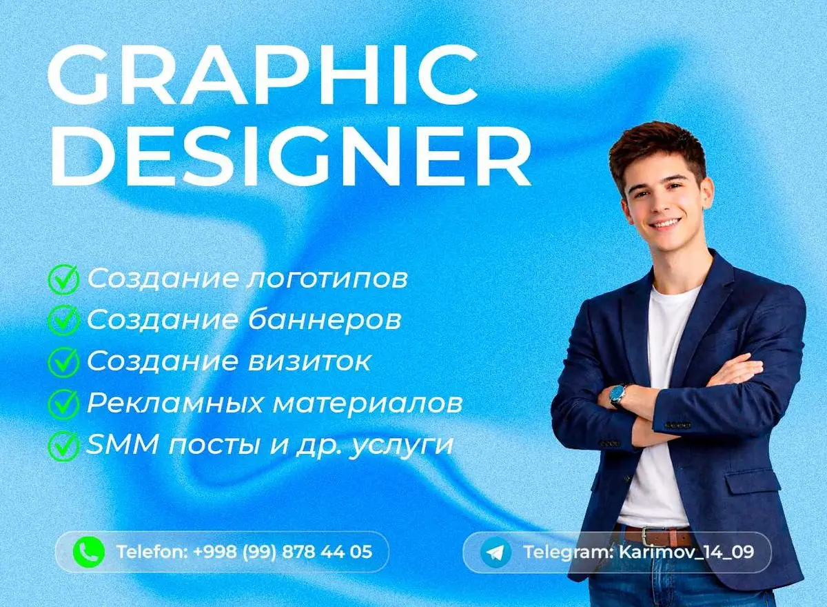 Grafik Dizayner Hizamatlari / Услуги Графического Дизайнера!
