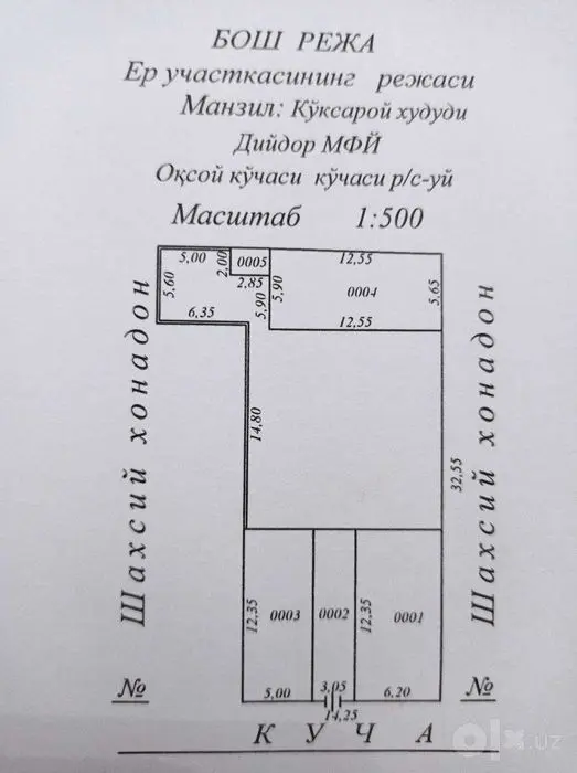 Ko'ksaroyda hovli sotiladi