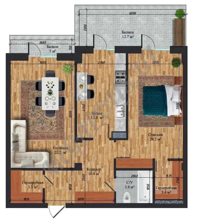 Аренда квартира с новым ремонтом и мебелью ЖК Neo House