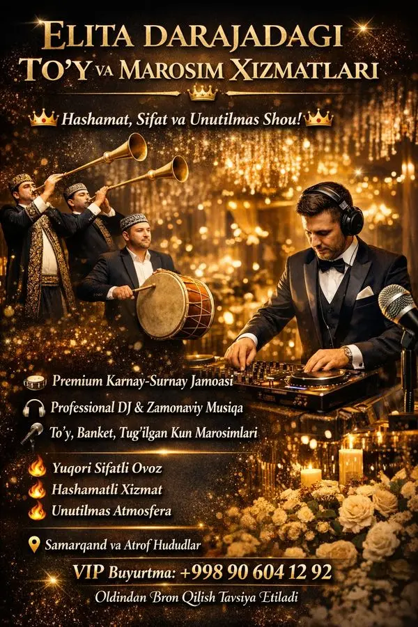 Dovul dj karnay surnay Xizmatingizda