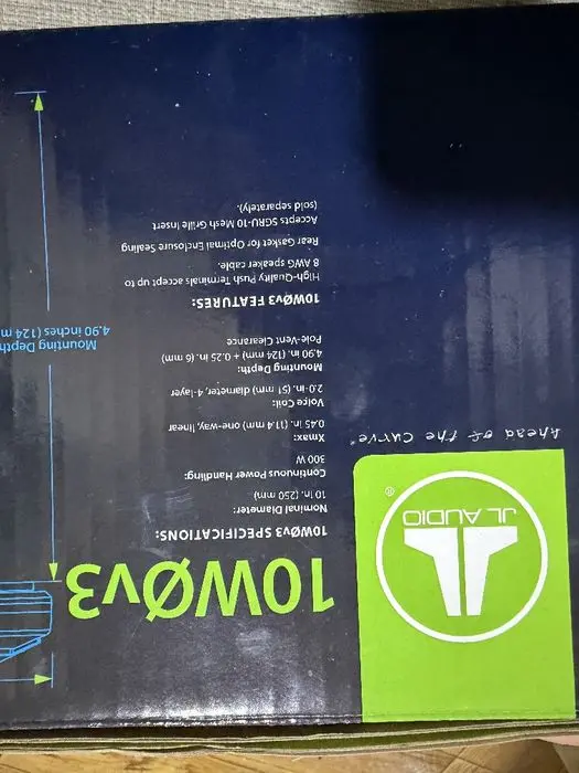 JL audio 10w0v3-4ом самбуфер