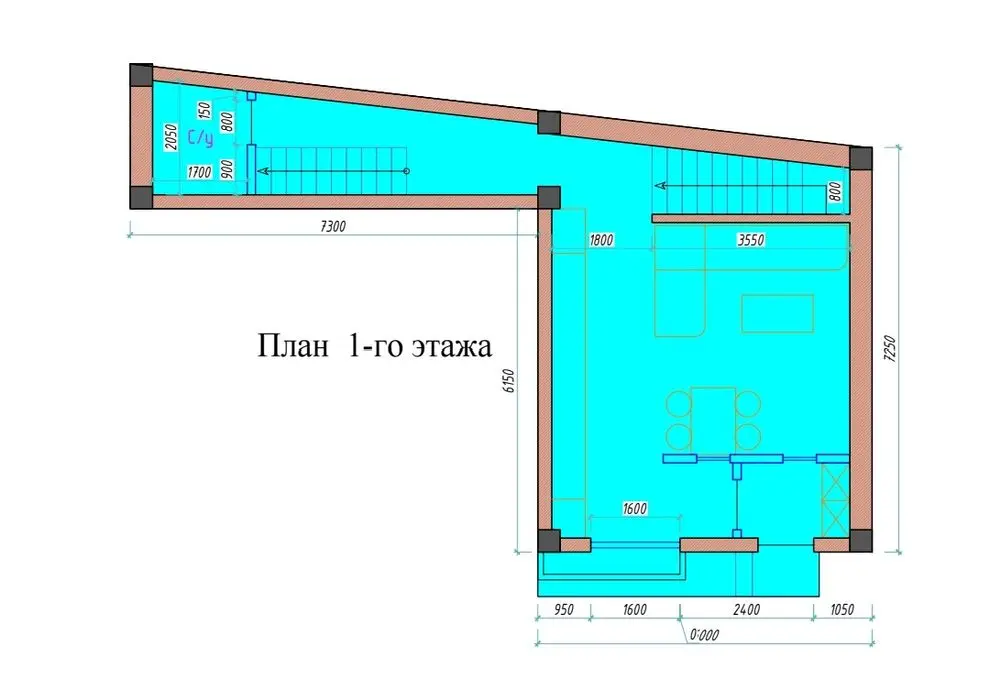 Юнусобод Хасанбой шахар тарафи 3 хона коробка 150м²