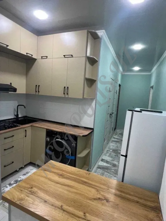 Чиланзар - 7 кв 1/1/4 блк 2х6 42 м2 Евроремонт, с мебелью и техникой