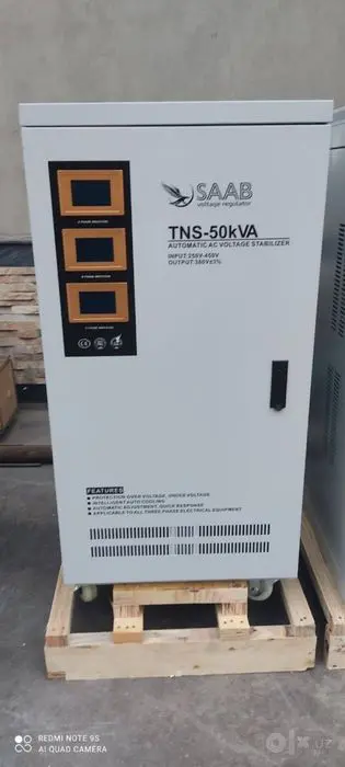 Сотилади Sotiladi/STABILIZATOR SAAB TOZA Original TSD-100 kva 380V