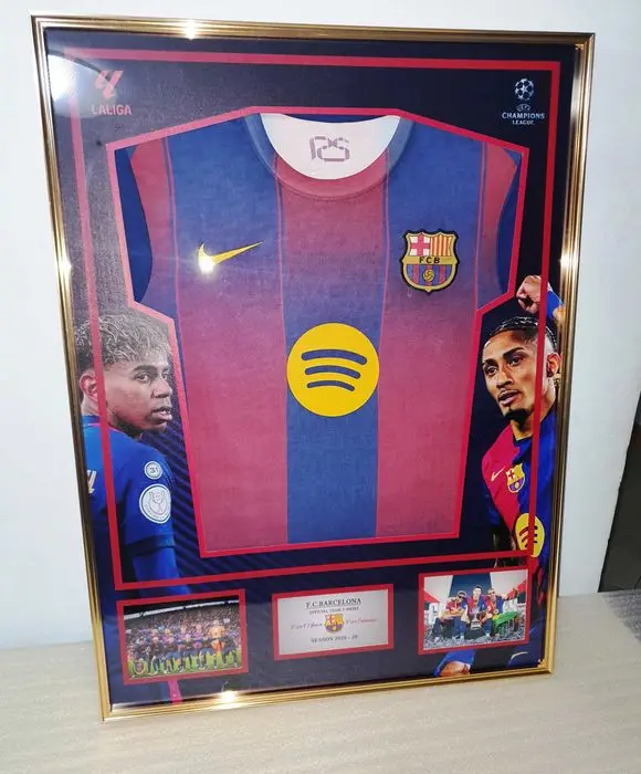 Форма Барселона в рамке 2025/26 (Barcelona KIT in frame)