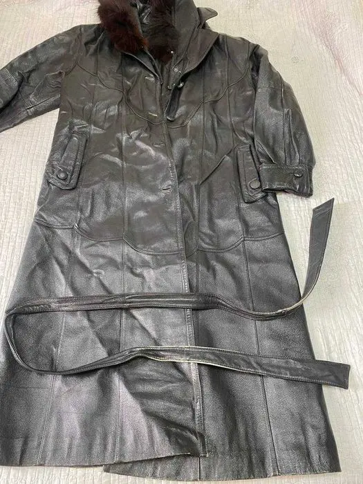 Кожаное пальто Женское