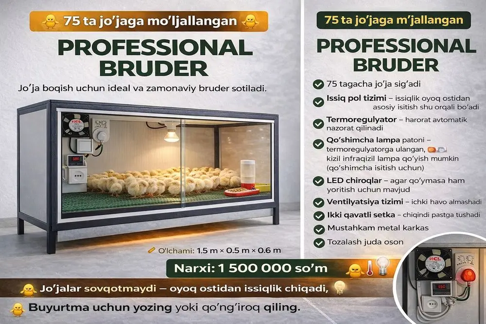 Bruder, брудер, jo‘jalar uchun, жўжалар учун