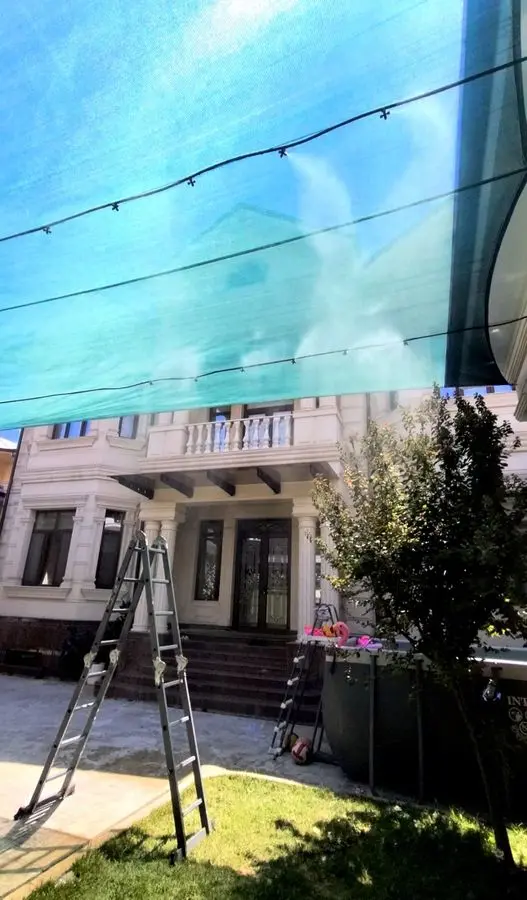 Mikroklimat va quyoshdan saqlovchi setka ustanovka